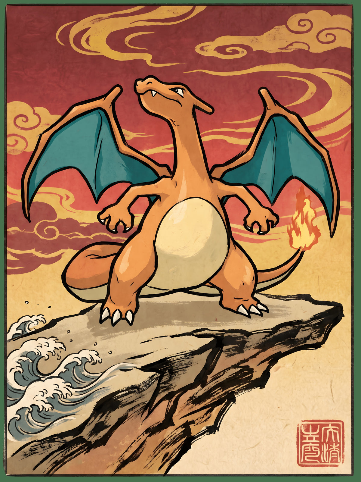 Charizard 1 Pokémon Air Freshener artwork