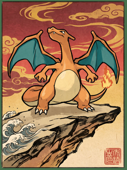 Charizard 1 Pokémon Air Freshener artwork
