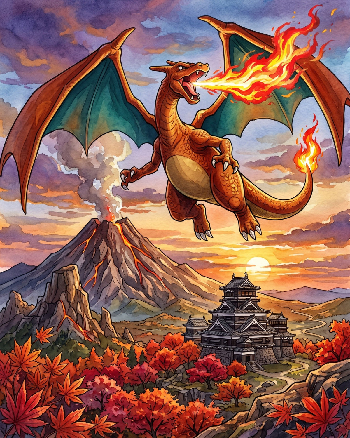 Charizard JP Art Pokémon Air Freshener