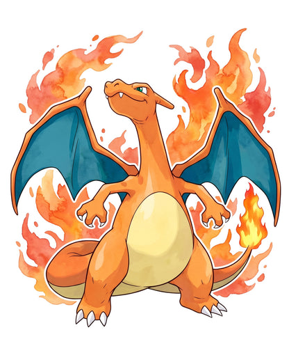 Charizard White BG Pokémon Air Freshener