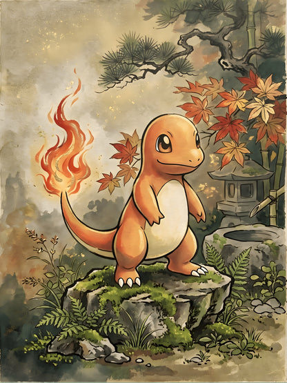Charmander Pokémon Air Freshener artwork