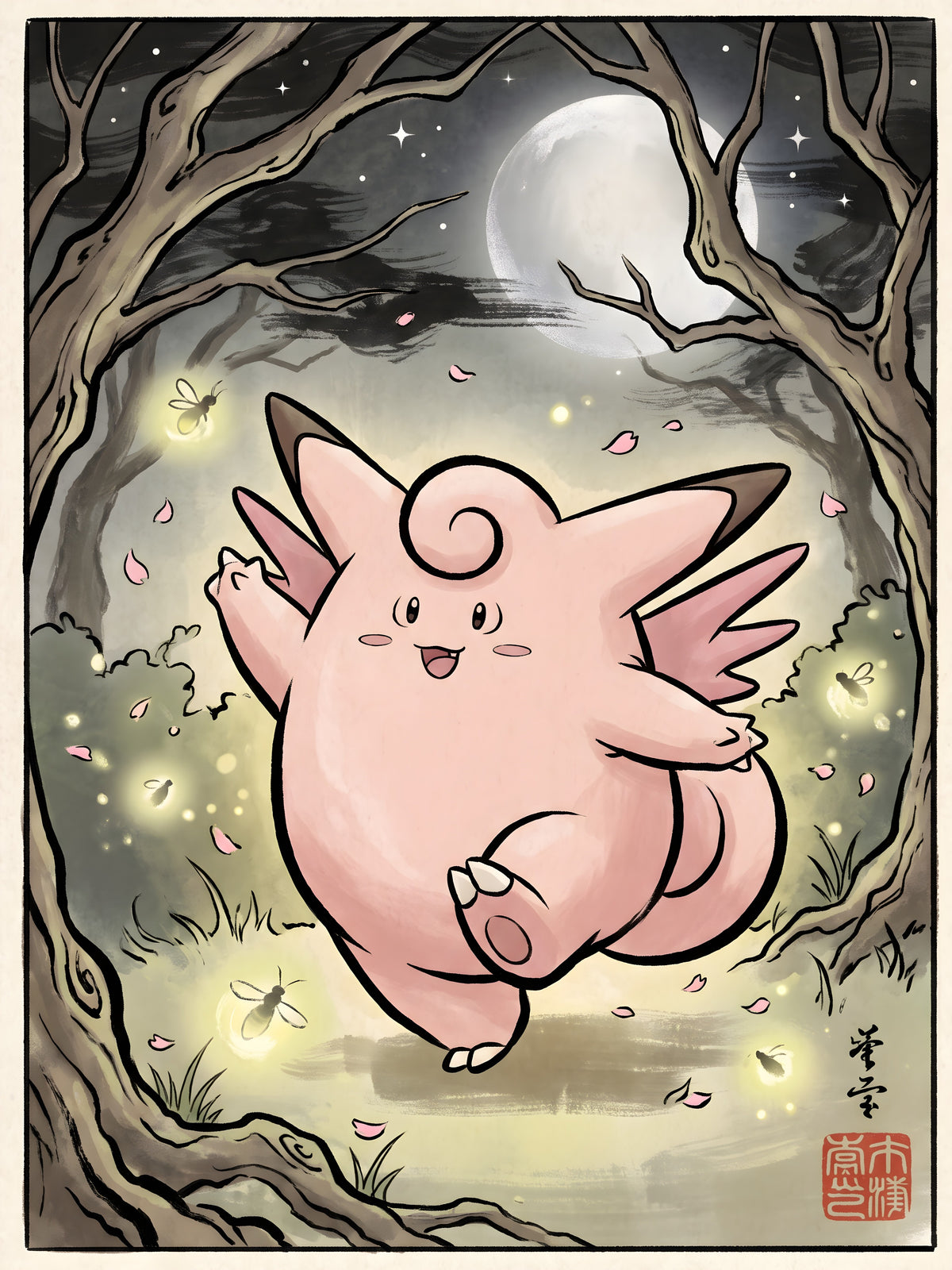 Clefairy Pokémon Air Freshener artwork