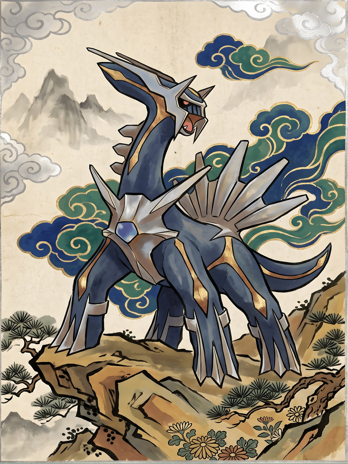 Dialga Pokémon Air Freshener artwork