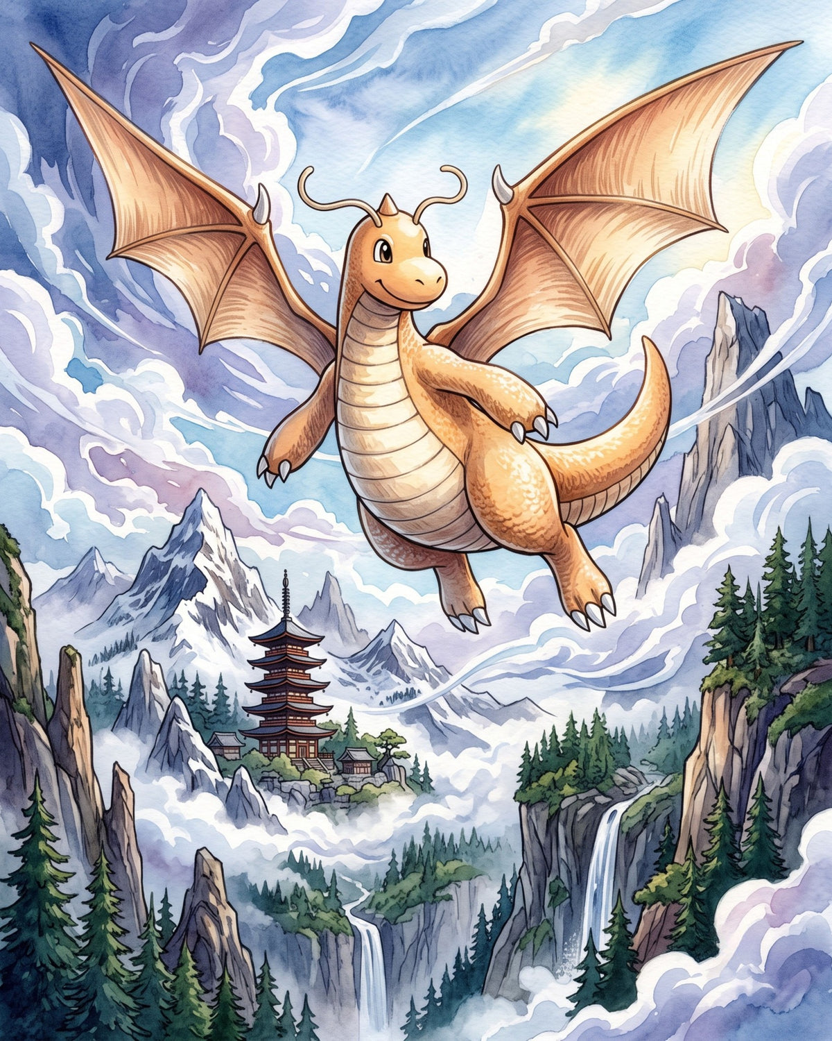 Dragonite JP Art Pokémon Air Freshener