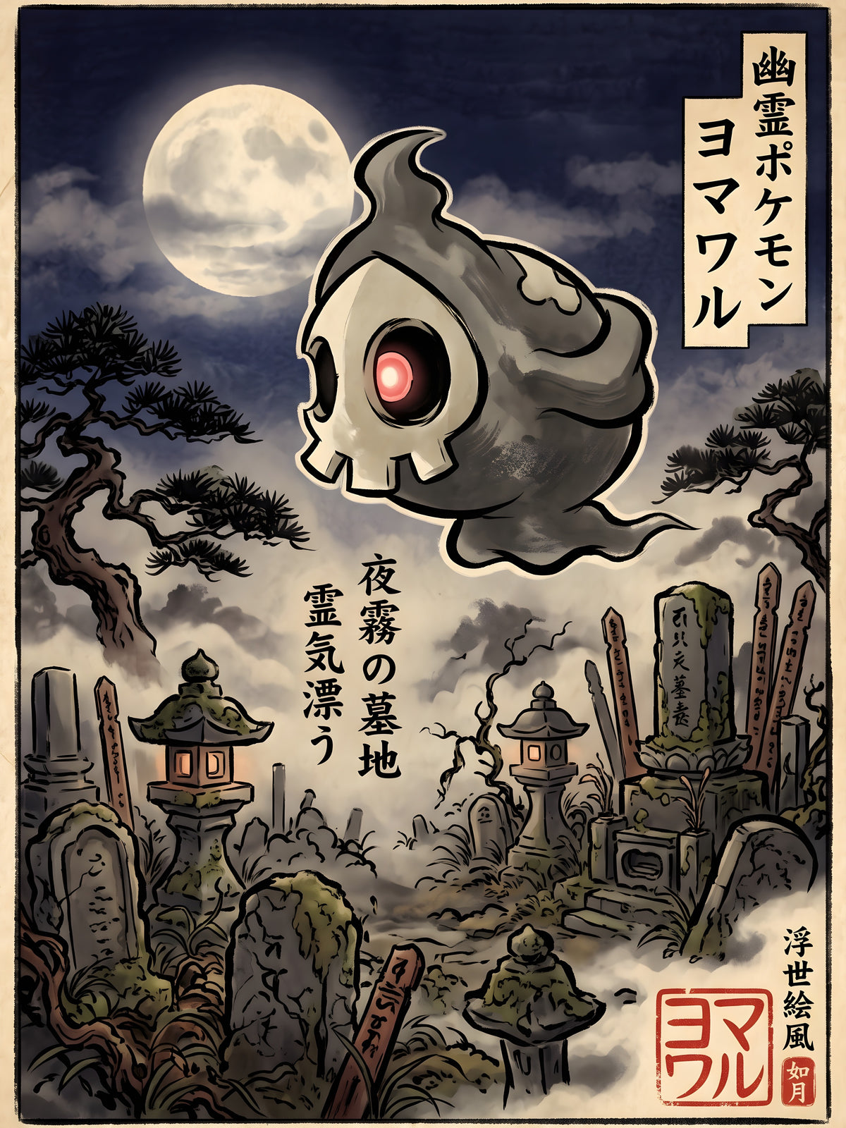 Duskull Pokémon Air Freshener artwork