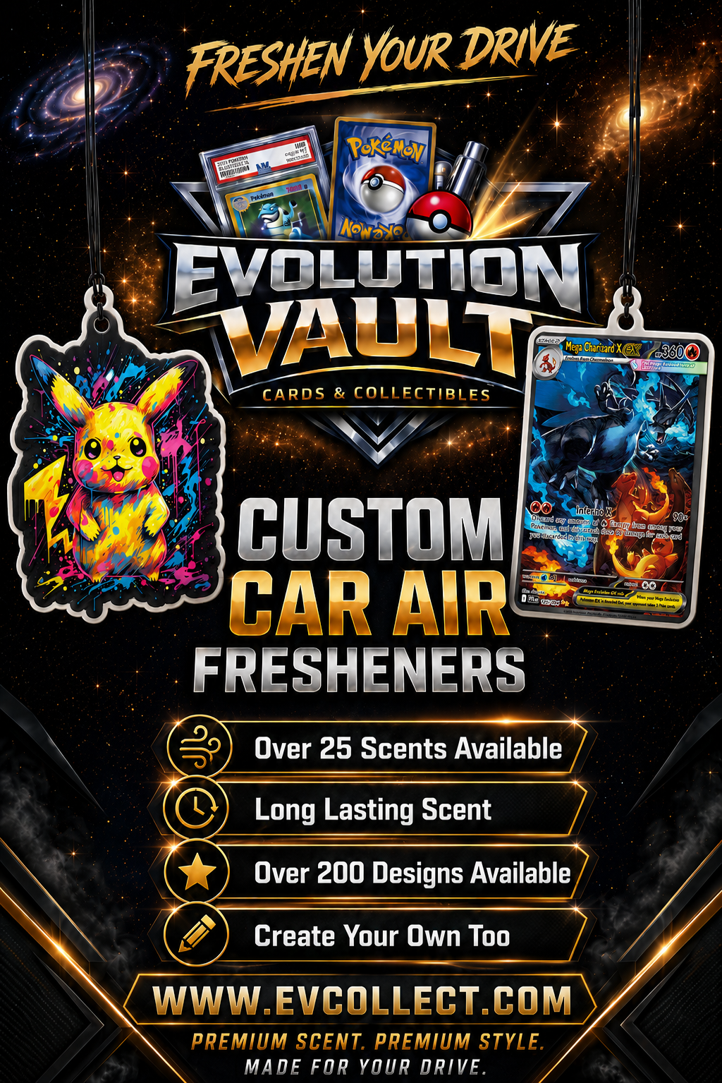 Mew EX 053 Promo - Pokémon TCG Air Fresheners
