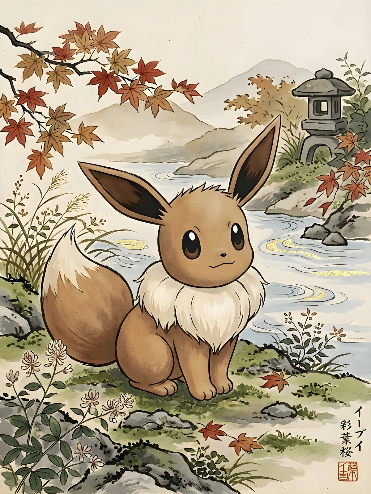 Eevee Pokémon Air Freshener artwork