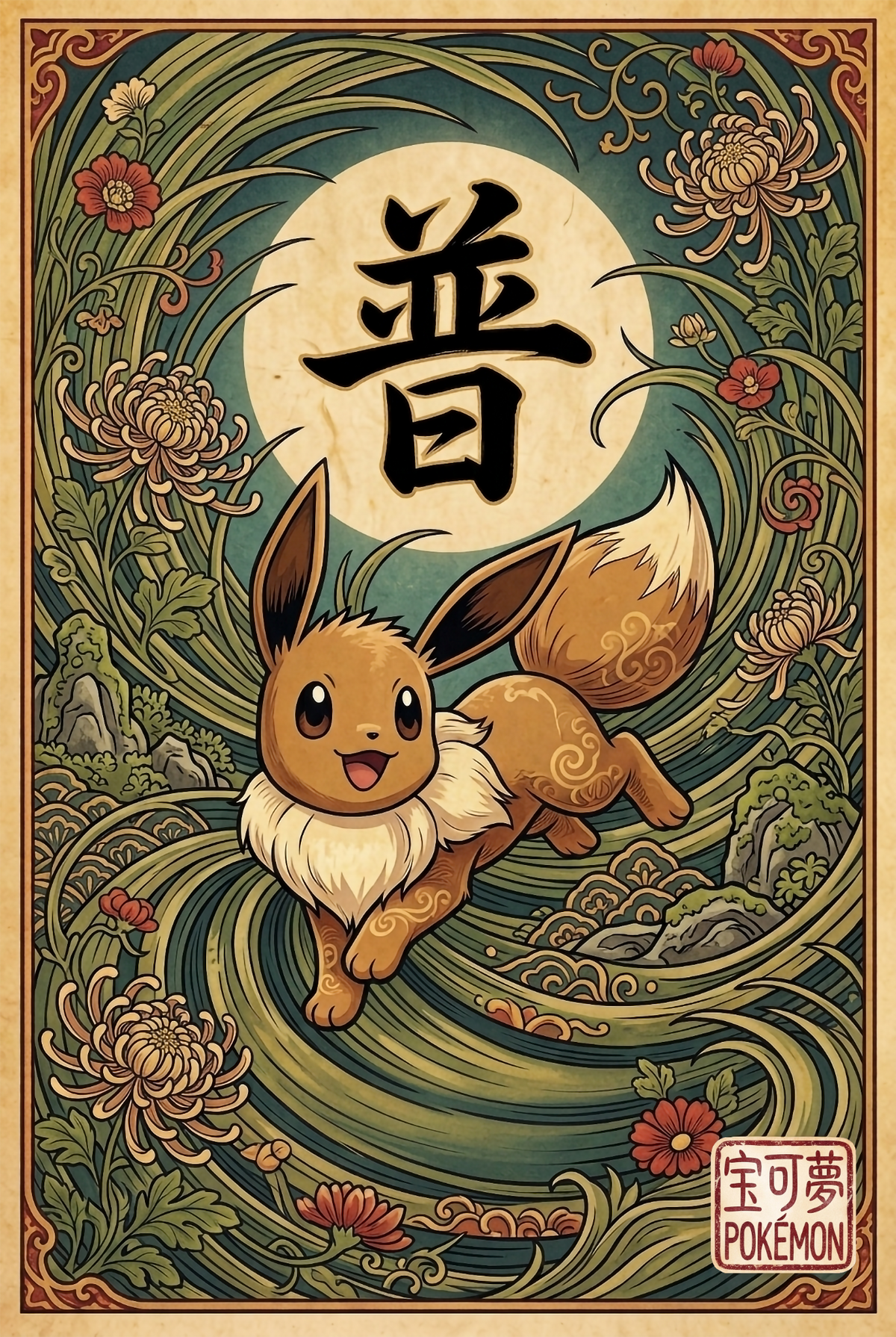 Eevee JP Wall Art Pokémon air freshener design