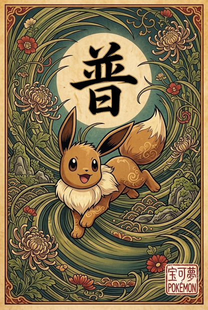 Eevee JP Wall Art Pokémon air freshener design