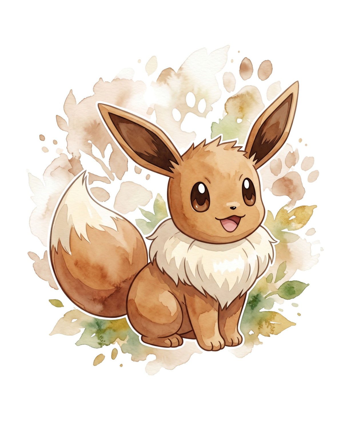 Eevee White BG Pokémon Air Freshener