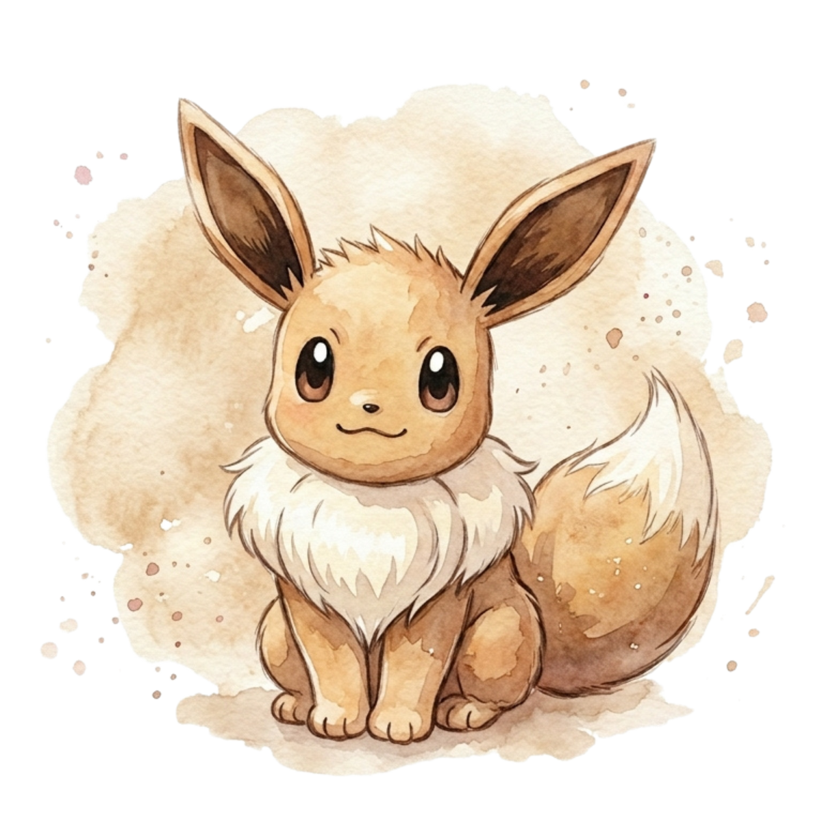 Evee White BG Pokémon Air Freshener