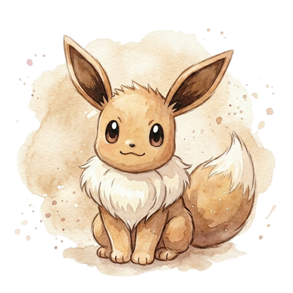Evee White BG Pokémon Air Freshener