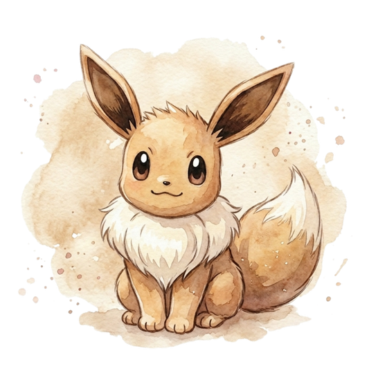Evee White BG Pokémon Air Freshener