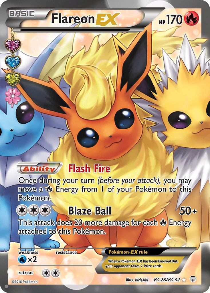 Flareon EX RC28/RC32 Pokémon - Car Air Fresheners
