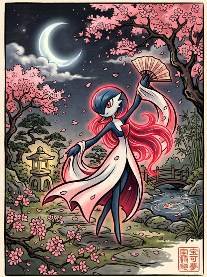 Gardevoir 2 Pokémon Air Freshener artwork