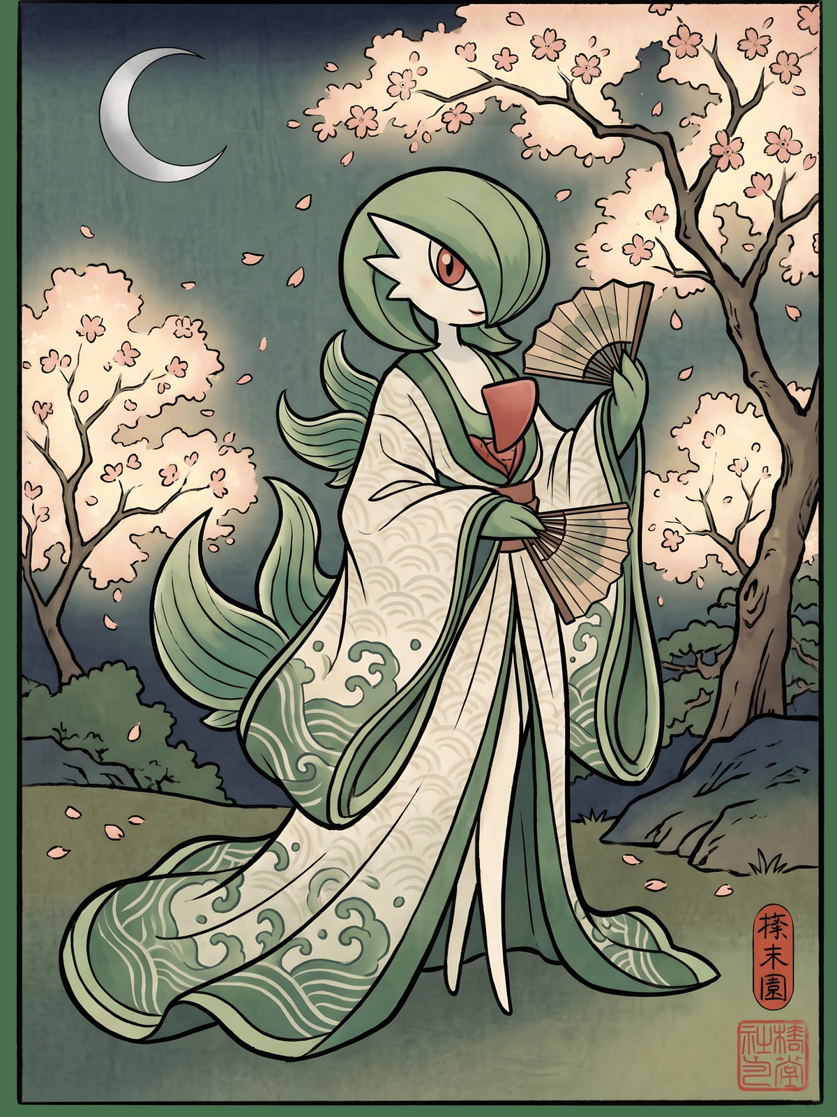 Gardevoir 3 Pokémon Air Freshener artwork