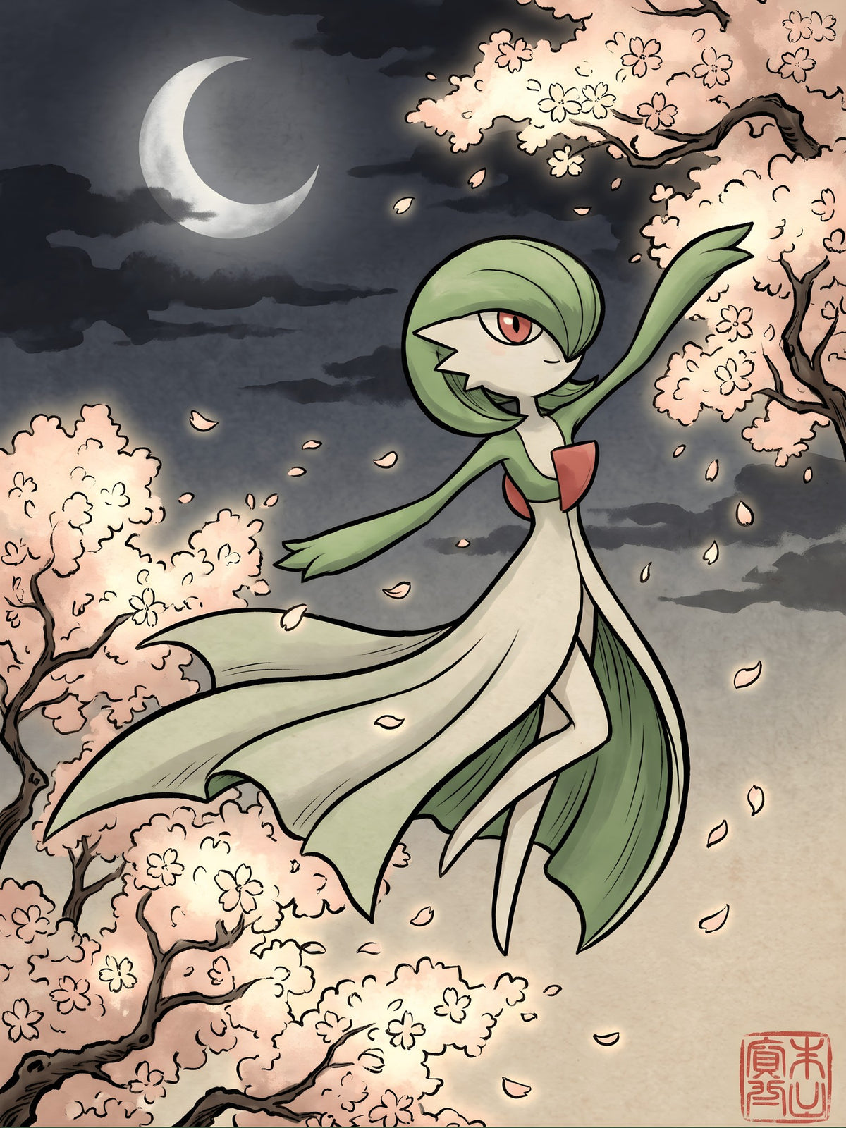 Gardevoir 4 Pokémon Air Freshener artwork