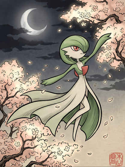 Gardevoir 4 Pokémon Air Freshener artwork