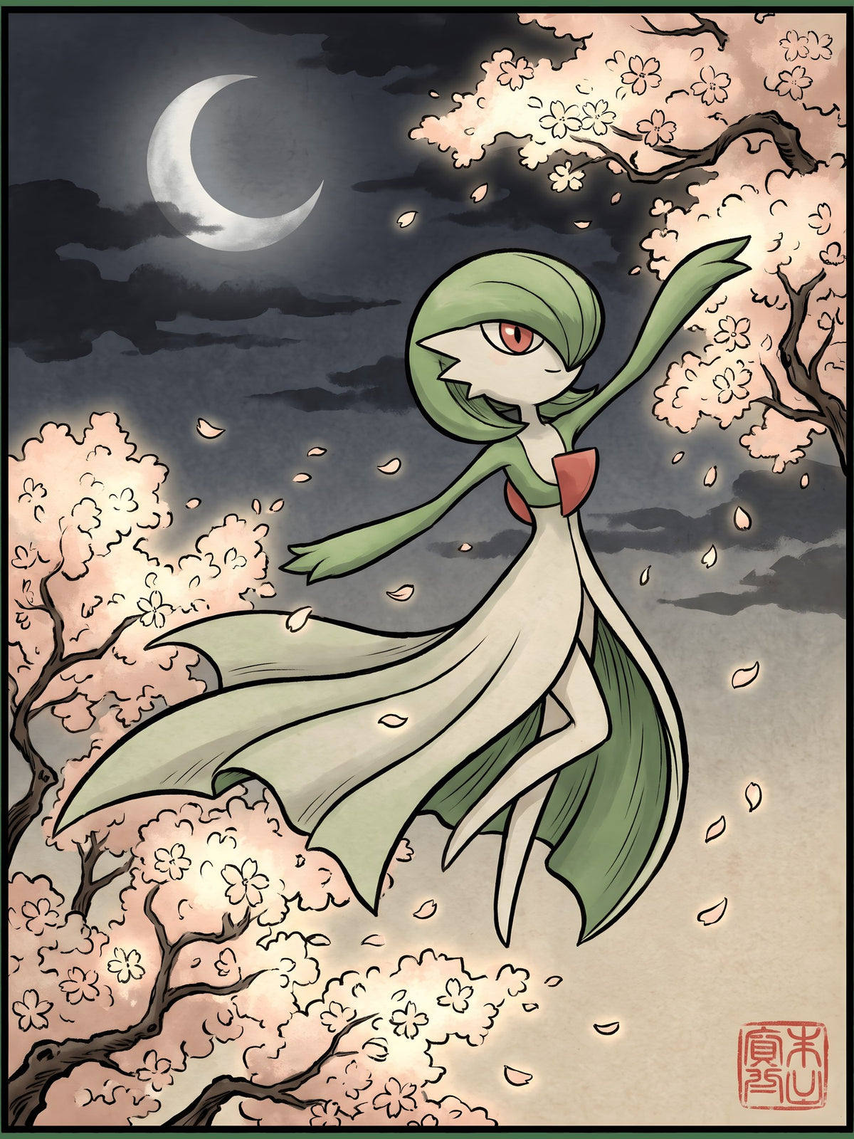 Gardevoir Pokémon Air Freshener artwork