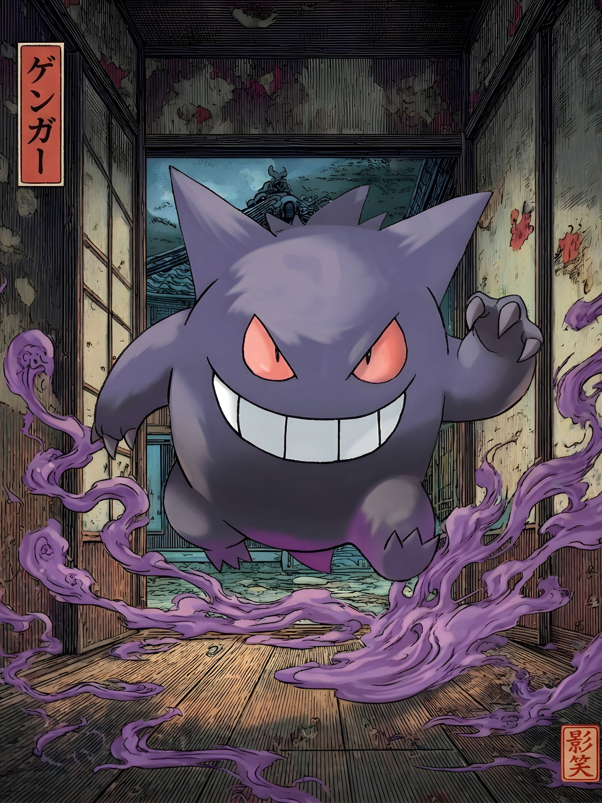 Gengar - JP Dark Pokémon Air Freshener