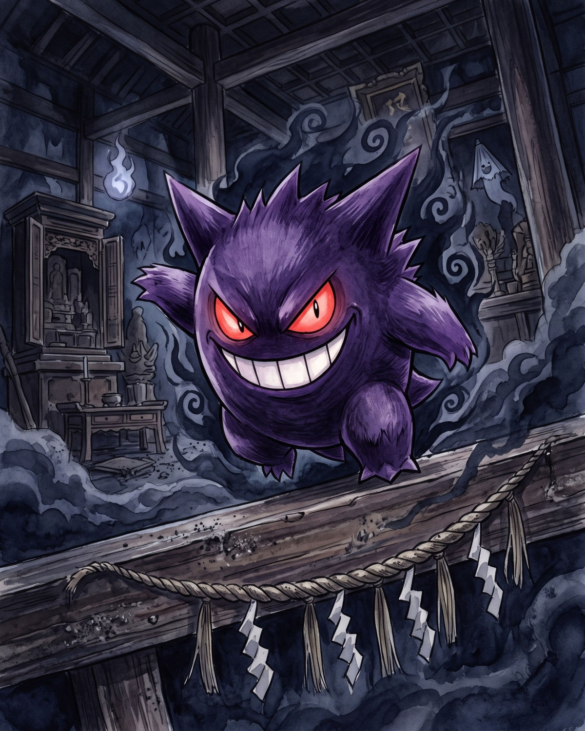 Gengar JP Art Pokémon Air Freshener
