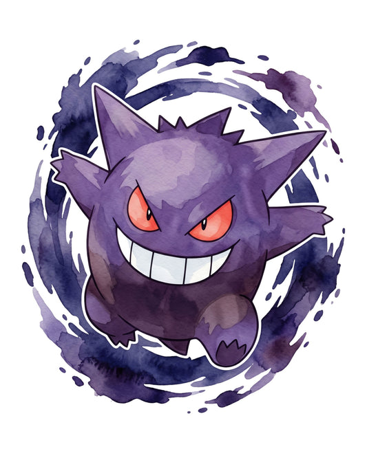 Gengar White BG Pokémon Air Freshener