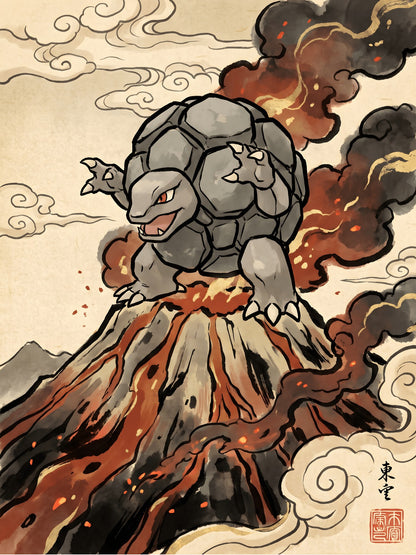 Golem Pokémon Air Freshener artwork