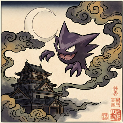 Haunter Pokémon Air Freshener artwork