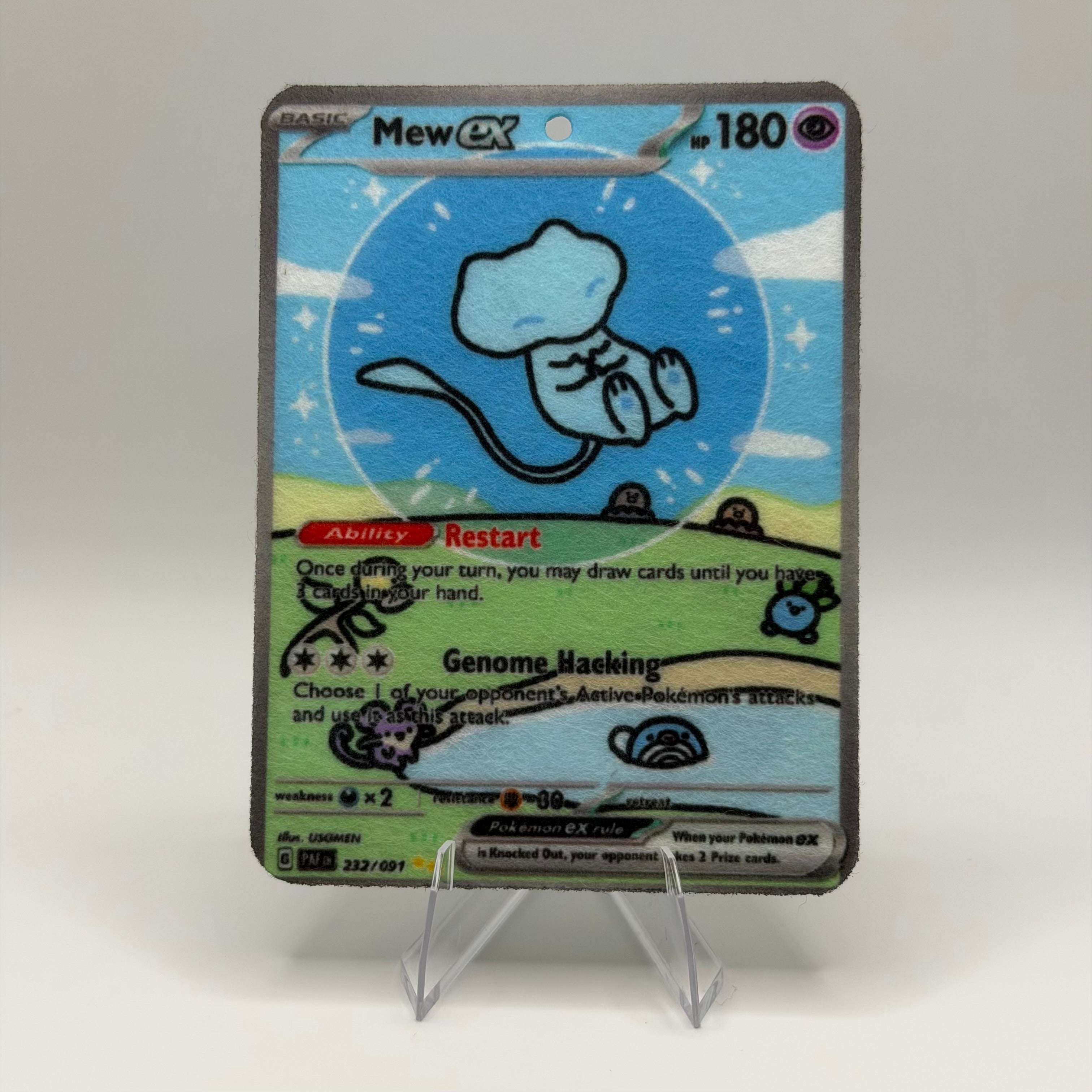 Mew EX 232/091 - Pokémon TCG Air Fresheners