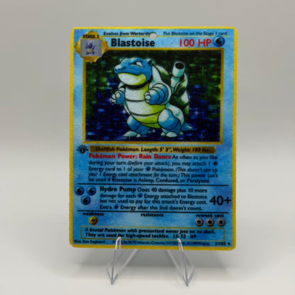 Blastoise 1st Edition 2/102 - Pokémon TCG Air Fresheners