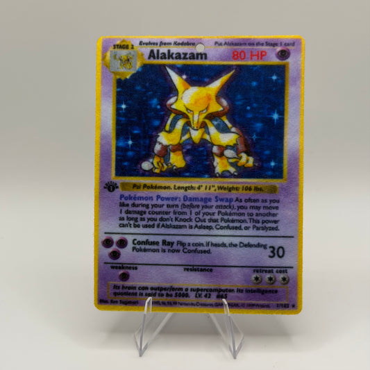Alakazam 1st Edition 1/102 - Pokémon TCG Air Fresheners