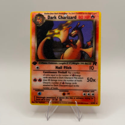 Dark Charizard 1st Edition 21/82 - Pokémon TCG Air Fresheners