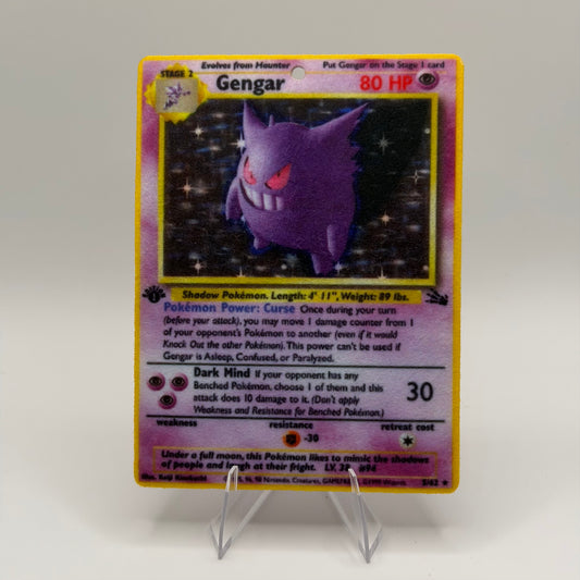 Gengar 1st Edition 5/62 - Pokémon TCG Air Fresheners