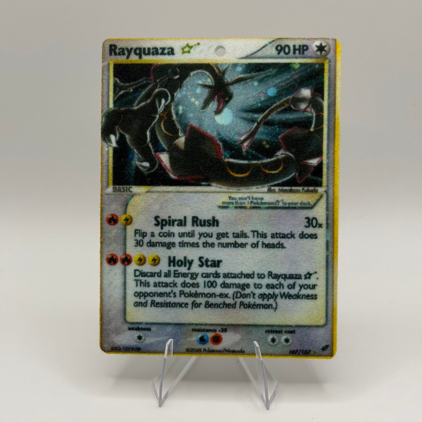 Rayquaza Fold Star 107/107 - Pokémon TCG Air Fresheners