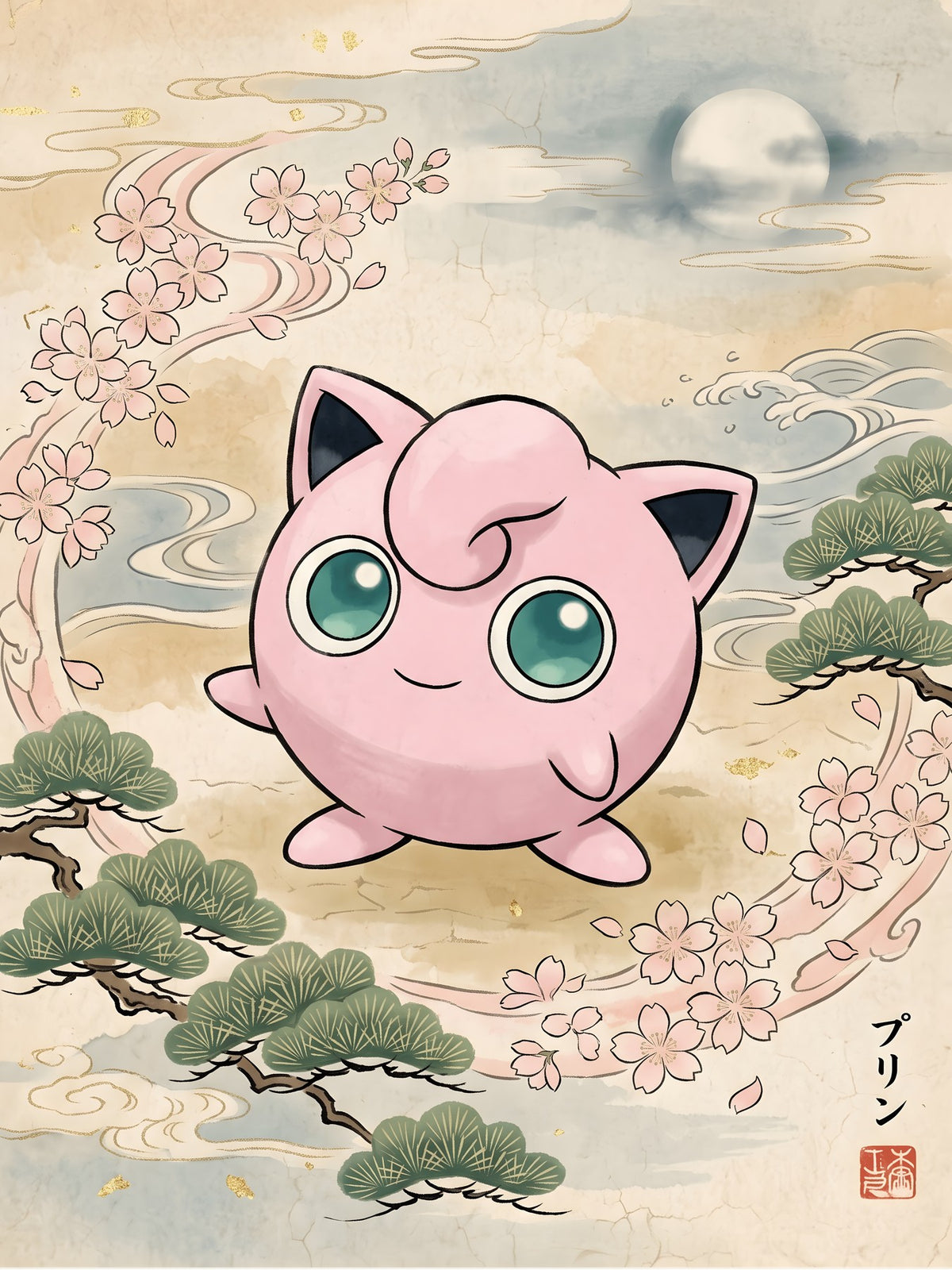 Jigglypuff Pokémon Air Freshener artwork