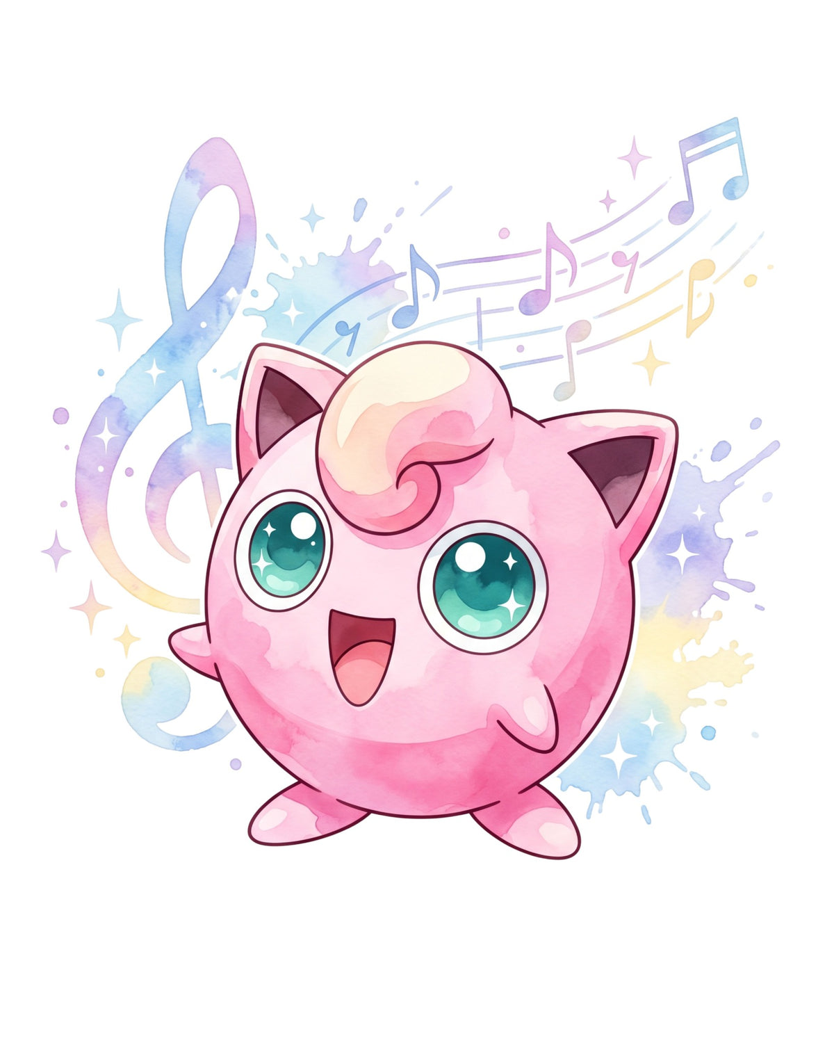 Jigglypuff White BG Pokémon Air Freshener