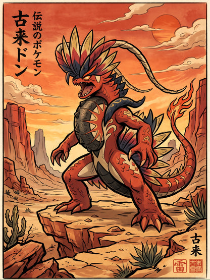 Koraidon Pokémon Air Freshener artwork