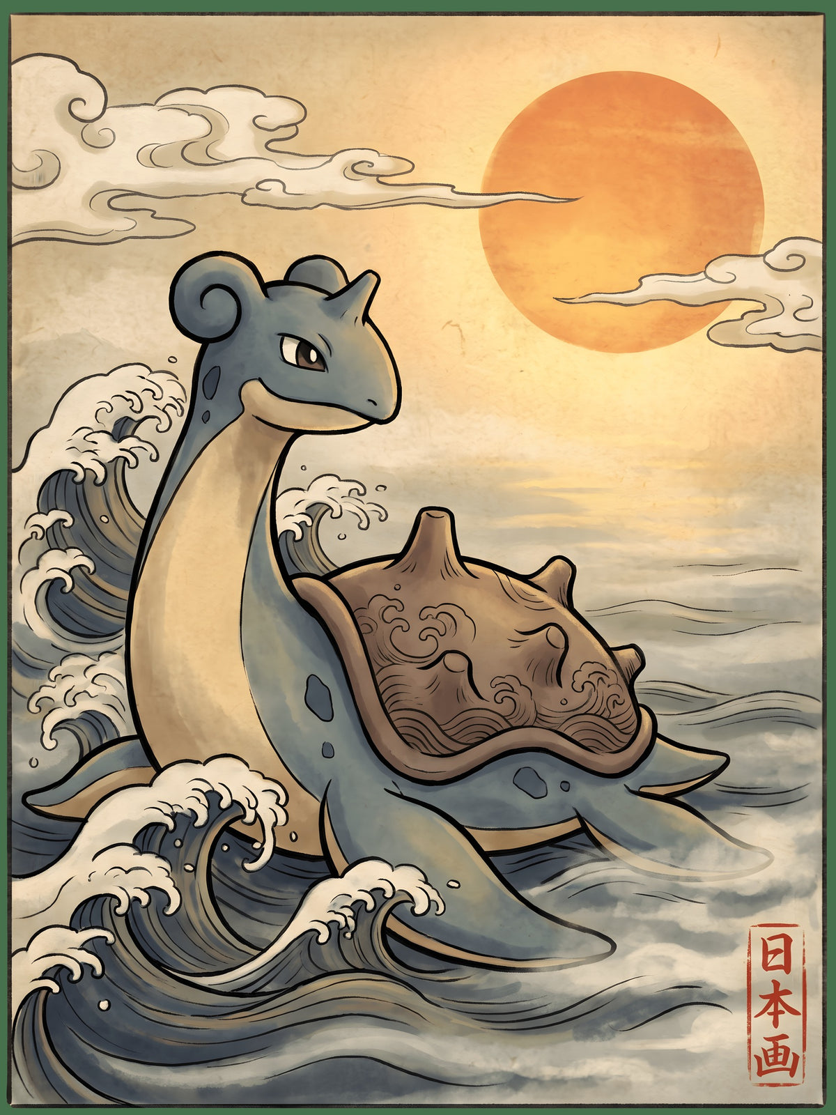 Lapras Pokémon Air Freshener artwork