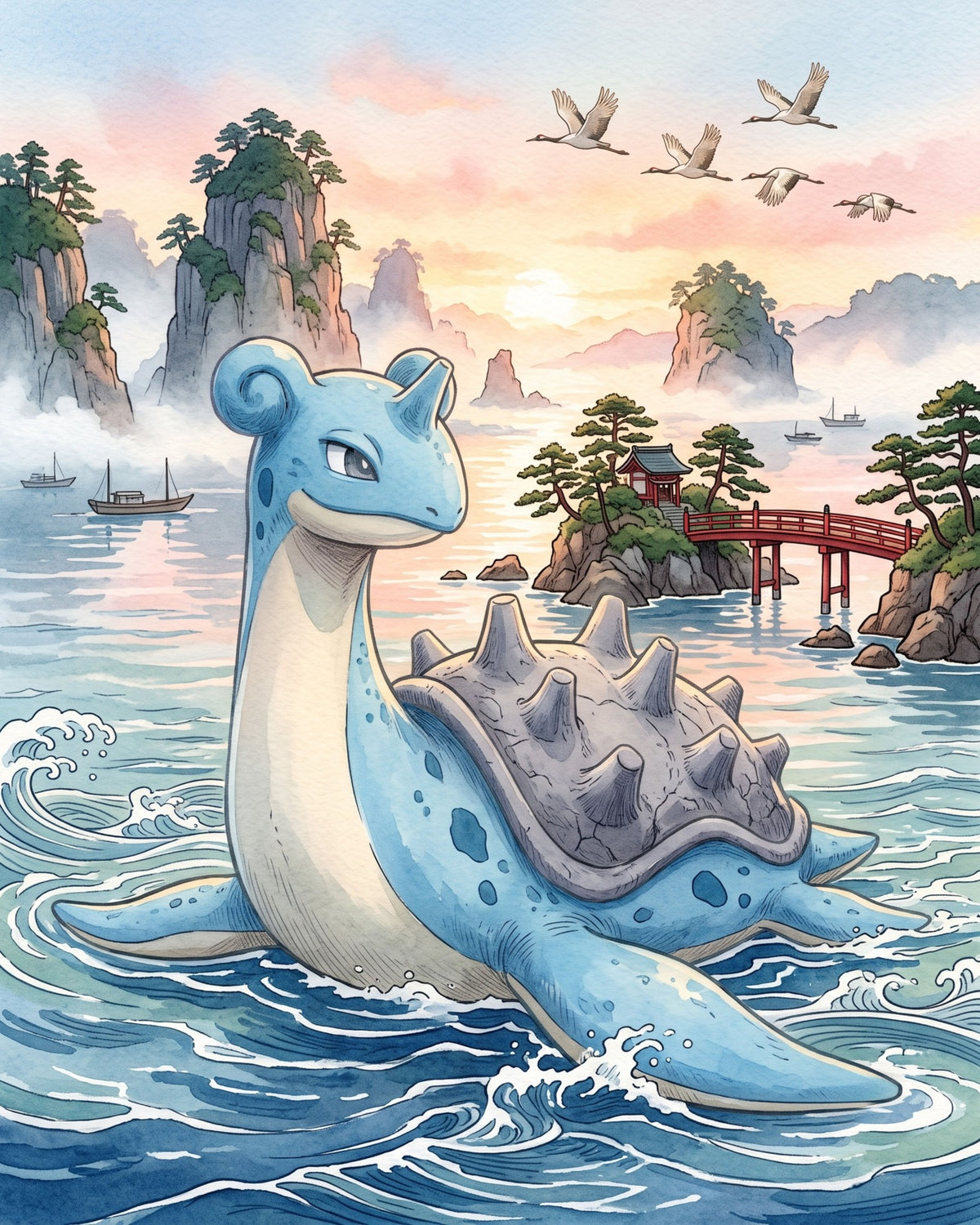 Lapras JP Art Pokémon Air Freshener