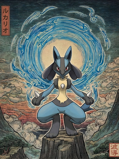 Lucario - JP Dark Pokémon Air Freshener
