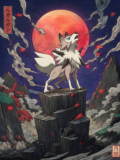 Lycanroc - JP Dark Pokémon Air Freshener