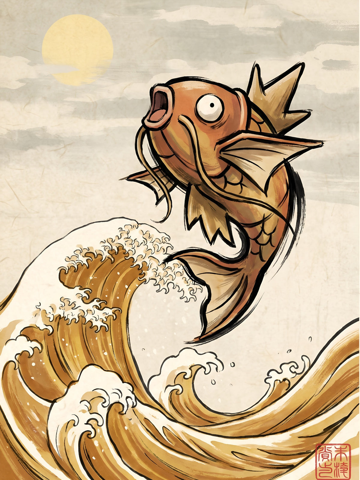 Magikarp Pokémon Air Freshener artwork
