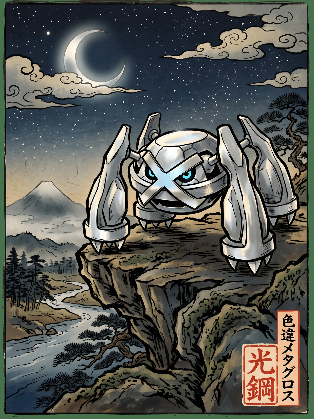 Metang Pokémon Air Freshener artwork