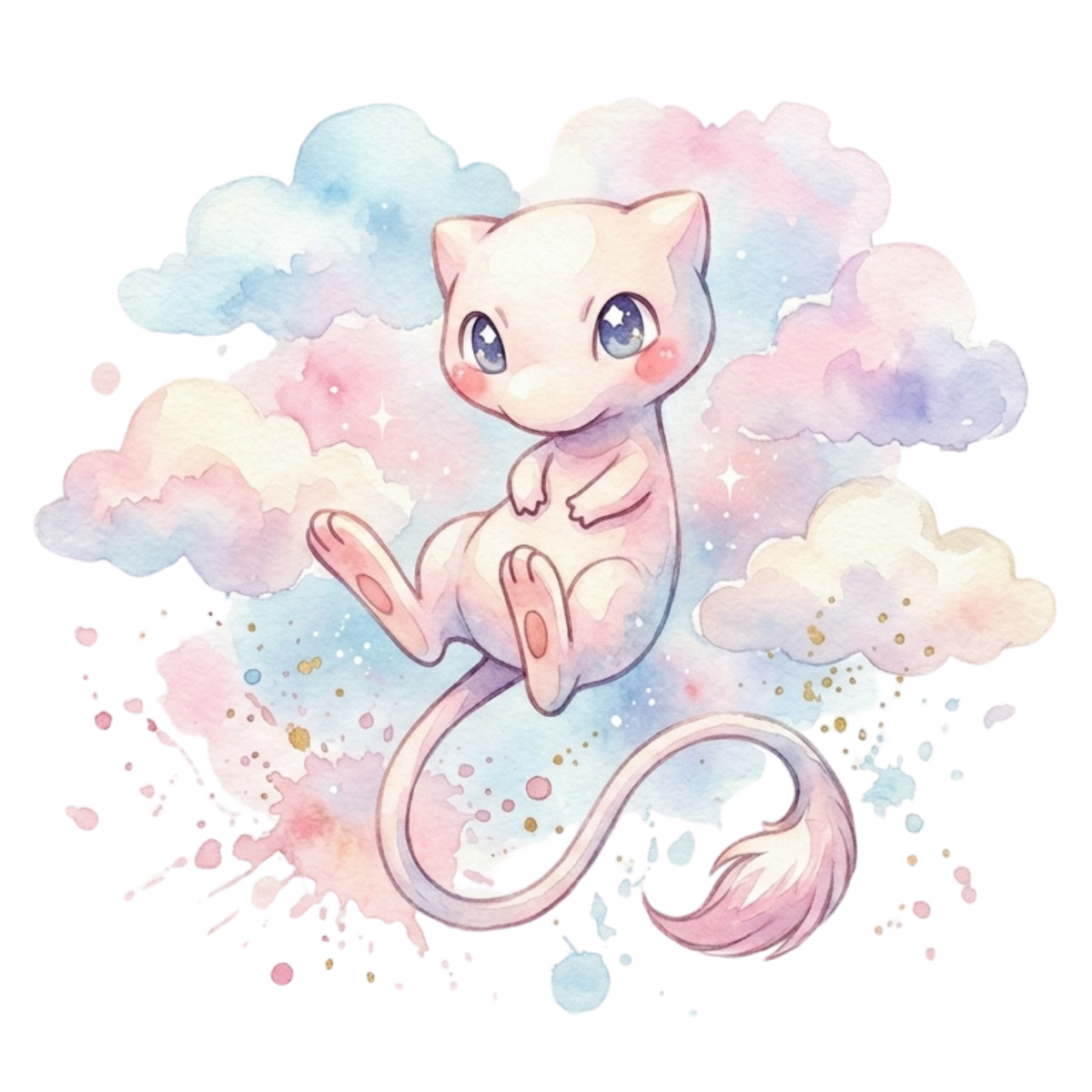 Mew 2 White BG Pokémon Air Freshener