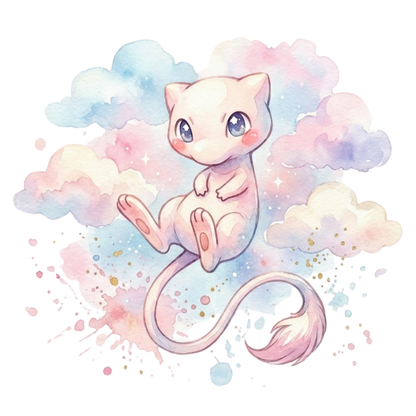Mew 2 White BG Pokémon Air Freshener