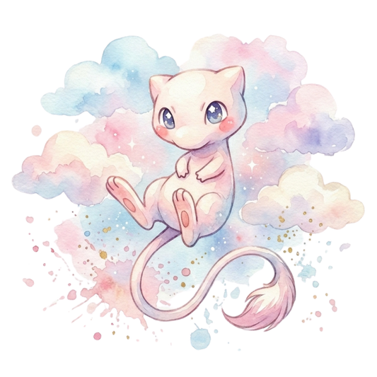 Mew 2 White BG Pokémon Air Freshener