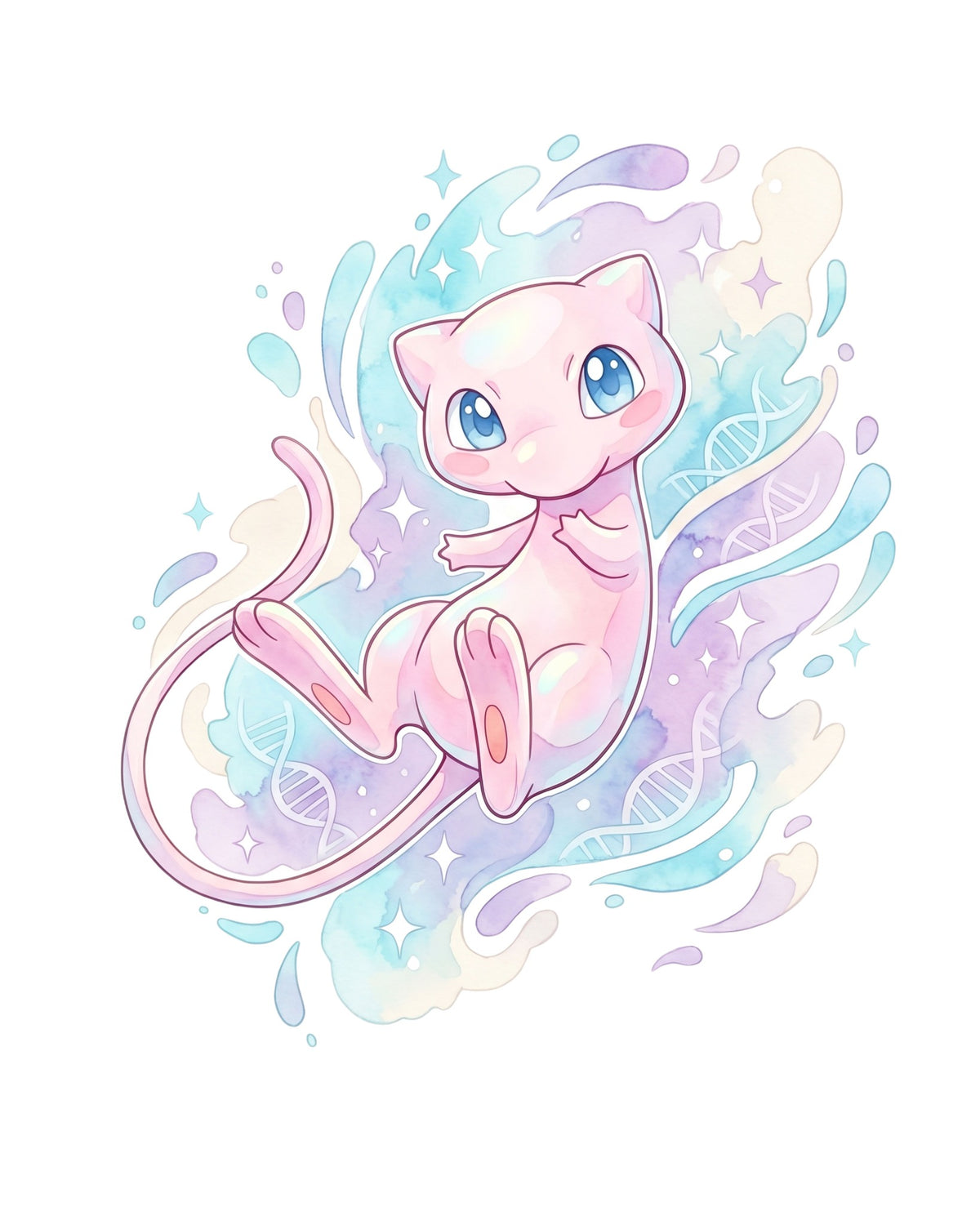 Mew White BG Pokémon Air Freshener