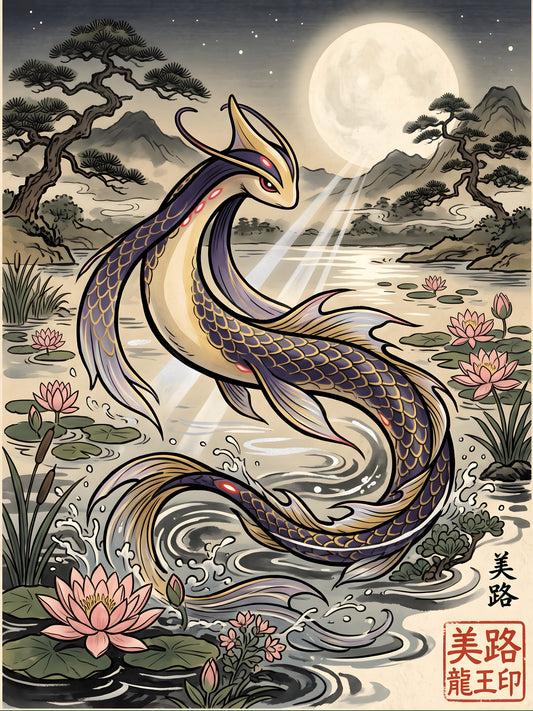 Milotic Pokémon Air Freshener artwork