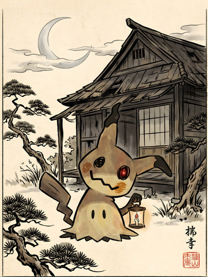 Mimikyu Pokémon Air Freshener artwork