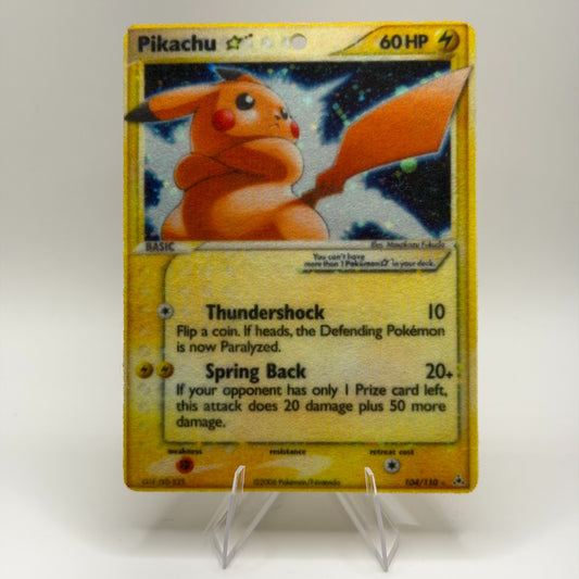 Pikachu Gold Star 104/110